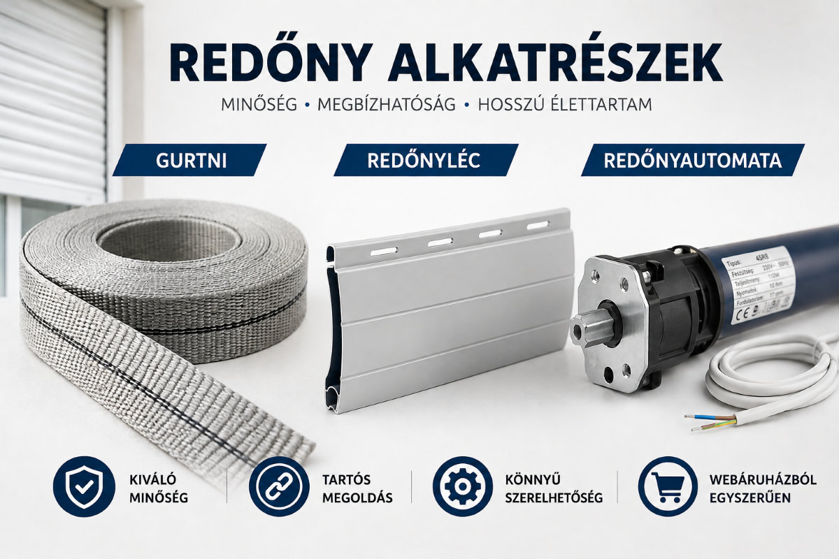 Redőny alkatrészek